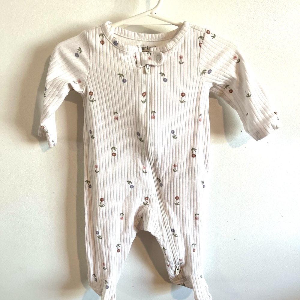 Carter's Cream Floral Kids One Piece